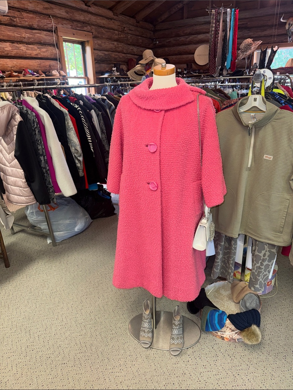 💖 Rare! Pink Vintage M Betty Rose Coat